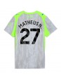 Manchester City Matheus Nunes #27 Alternativní Dres pro Dámské 2025-26 Krátký Rukáv Manchester City Matheus Nunes #27 Alternativní Dres pro Dámské 2025-26 Krátký Rukáv